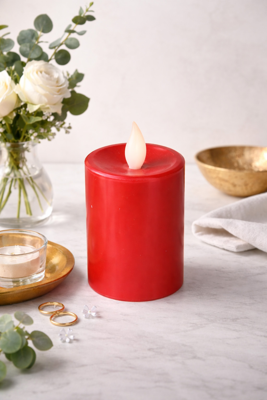 Baton Mum Kırmızı 10 cm