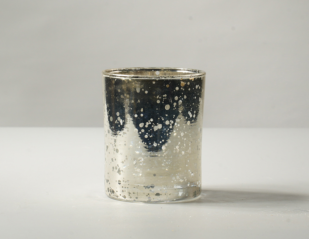 Gümüş eskitme bardak